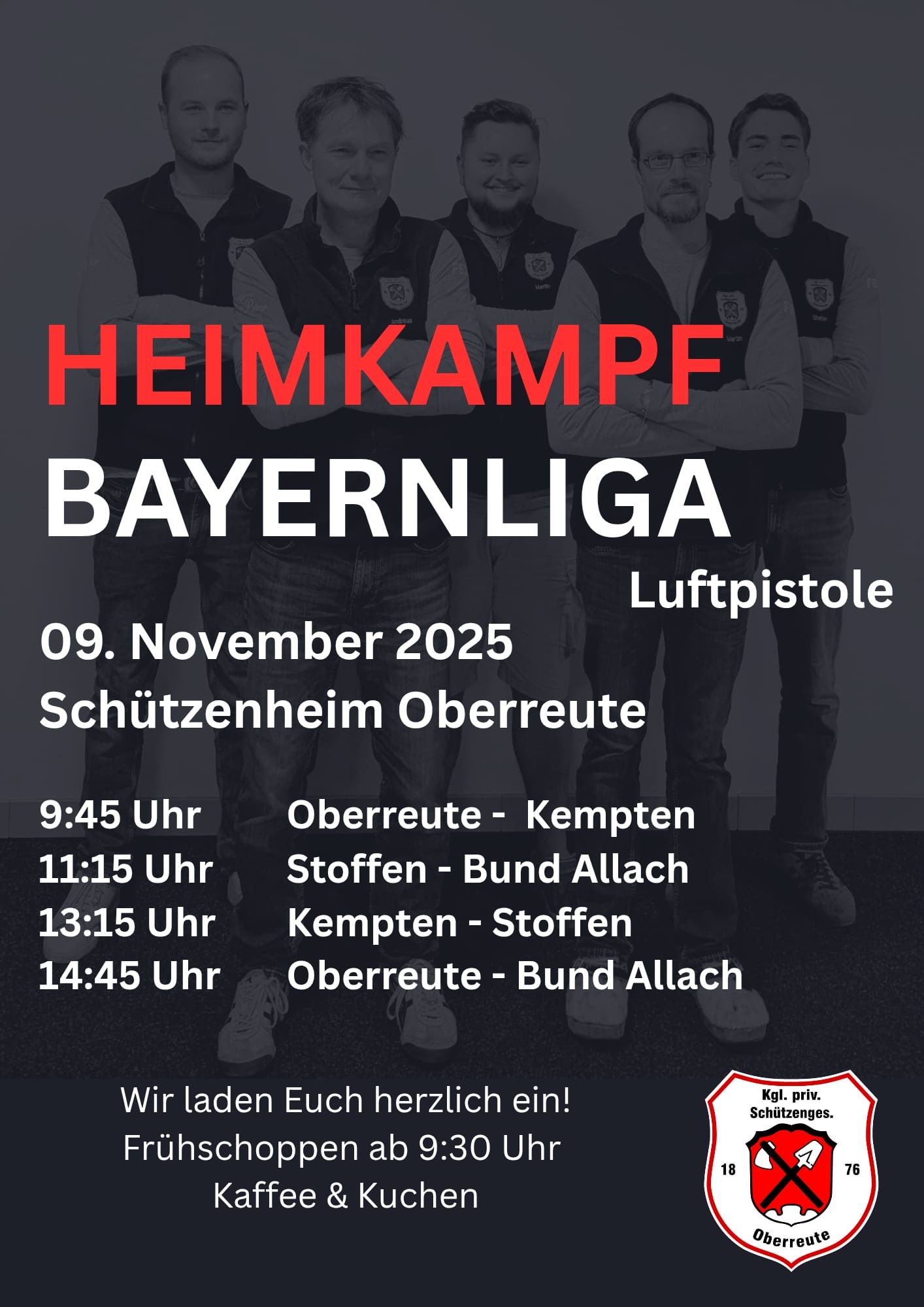 Flyer für den HeimkampfLP